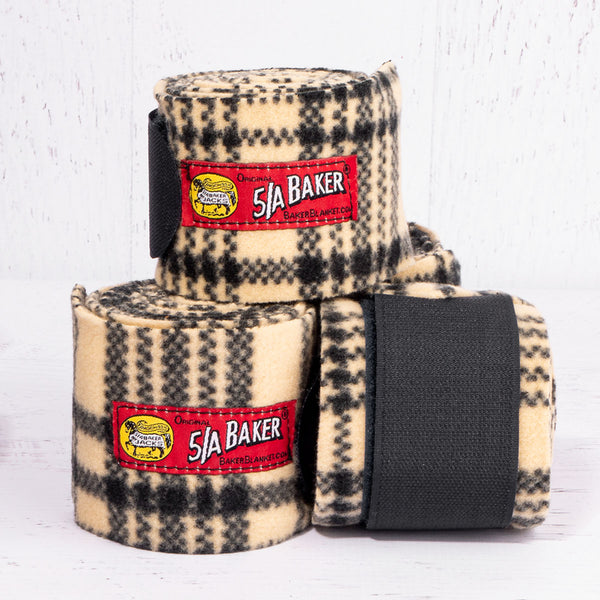5/A Baker Fleece Pony Polo Wraps - Set of 4